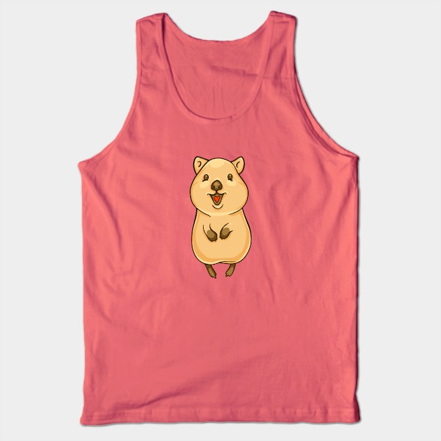 Quokka smiling Tank Top by manydoodles